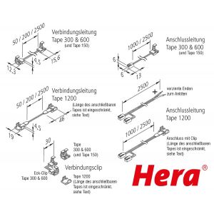 Zubehör für Hera LED Tapes