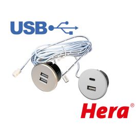 Hera USB Doppelsteckdose