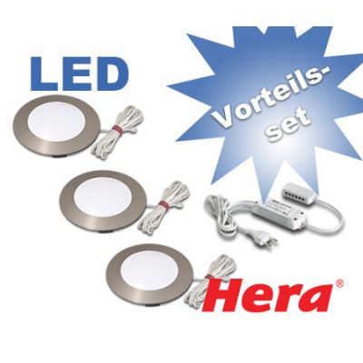  Einbaustrahler Hera FR 78-LED Vorteils-Set