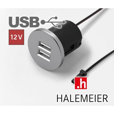 Halemeier USB Steckdose