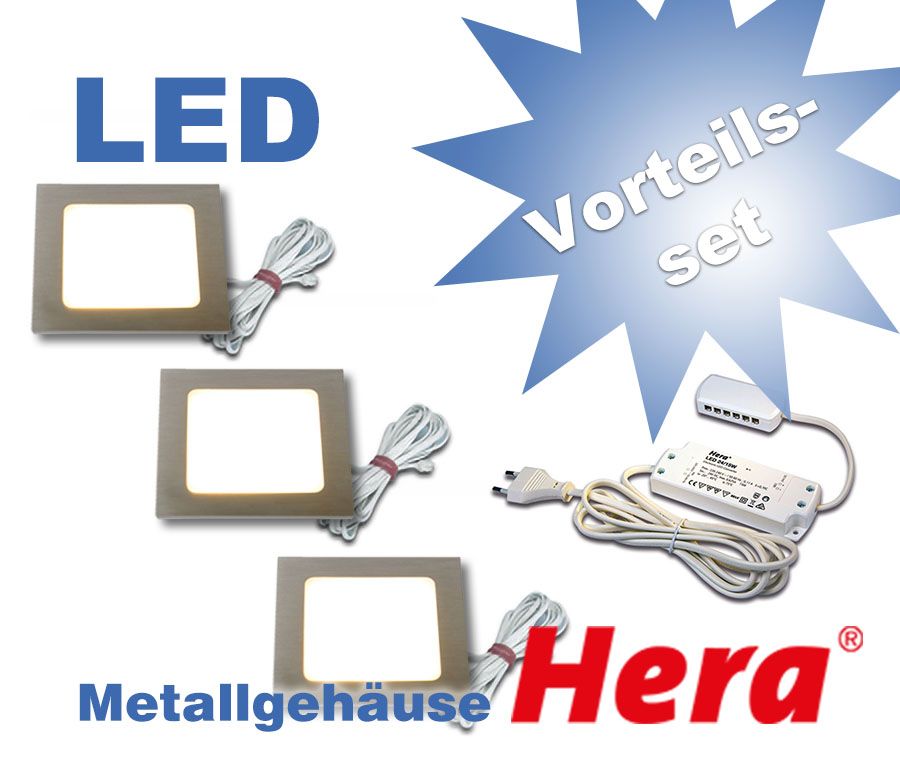 Einbaustrahler Hera FAQ 58-LED Vorteils-Set