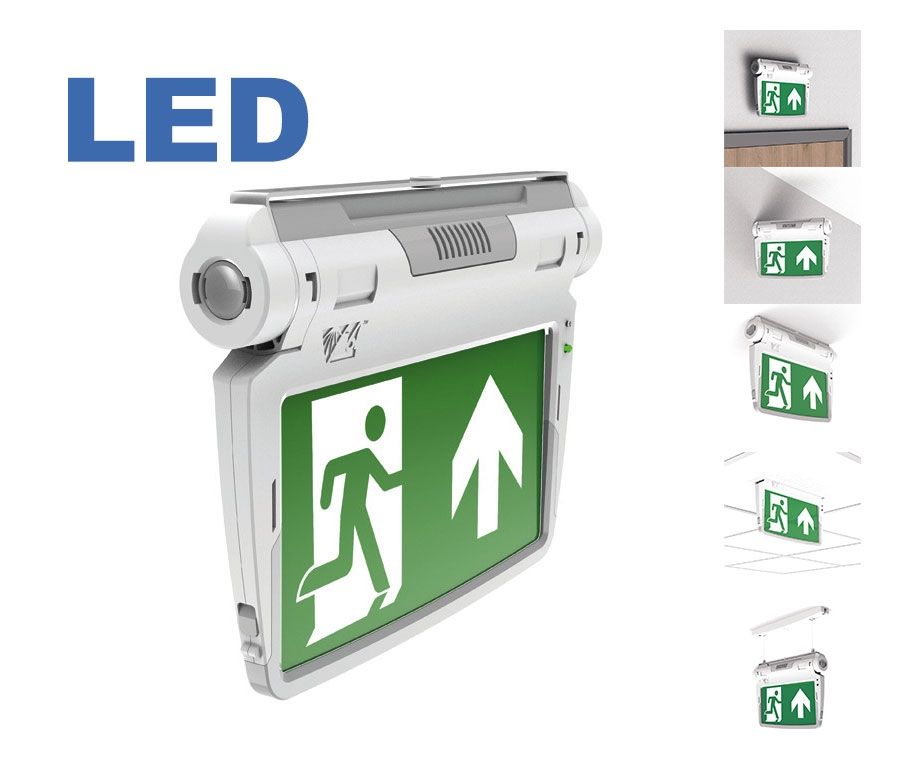 VLED Emergency 6 in 1 LED Fluchtweg- und Notlichtleuchte