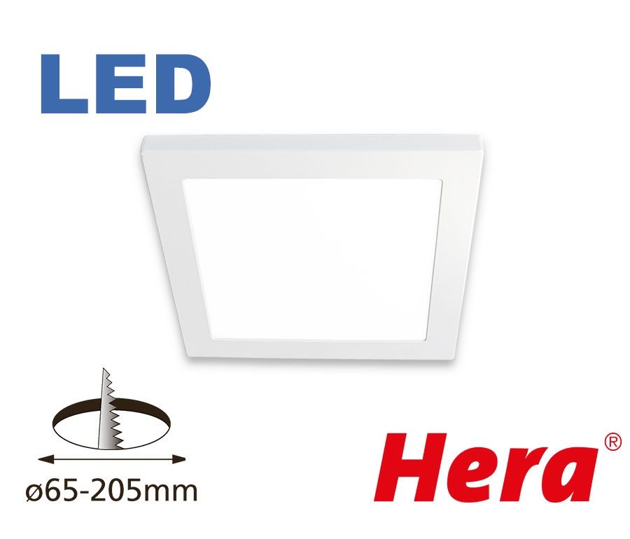 Dimmbare An- / Einbauleuchte Hera FQ 65/205-LED