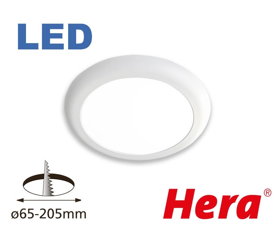 Dimmbare An- / Einbauleuchte Hera FR 65/205-LED