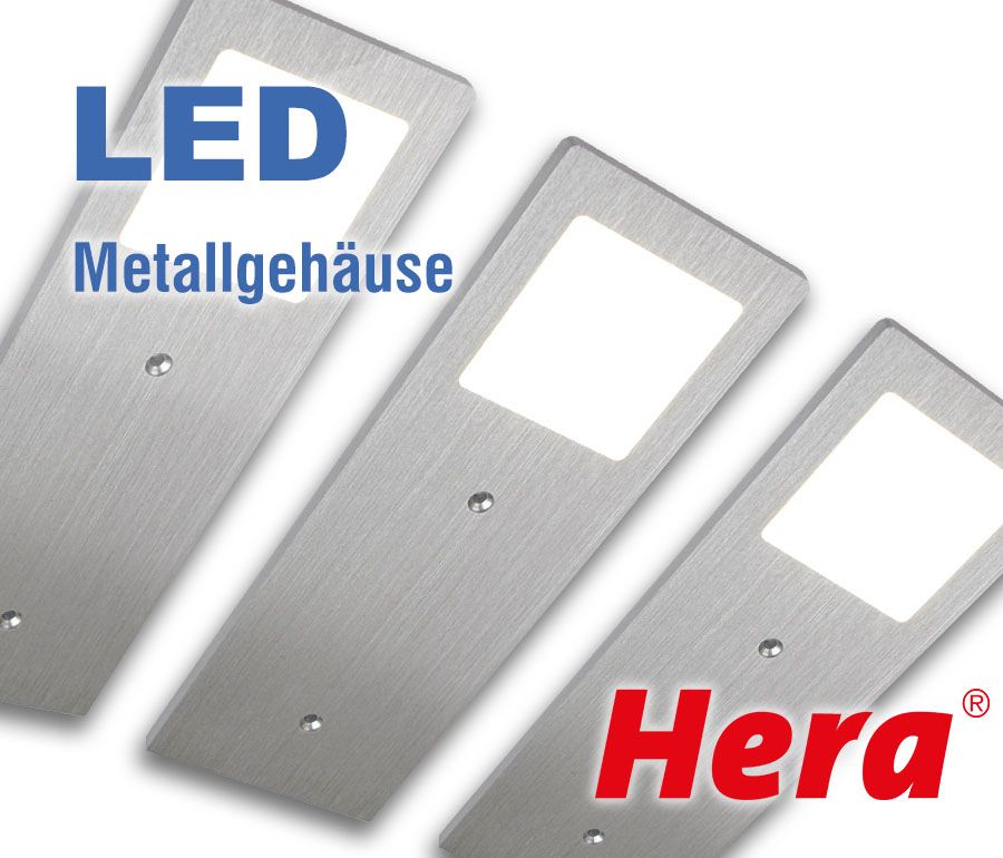 Unterbauleuchte Hera LED Eco-Pad F 3er-Set inkl. Trafo
