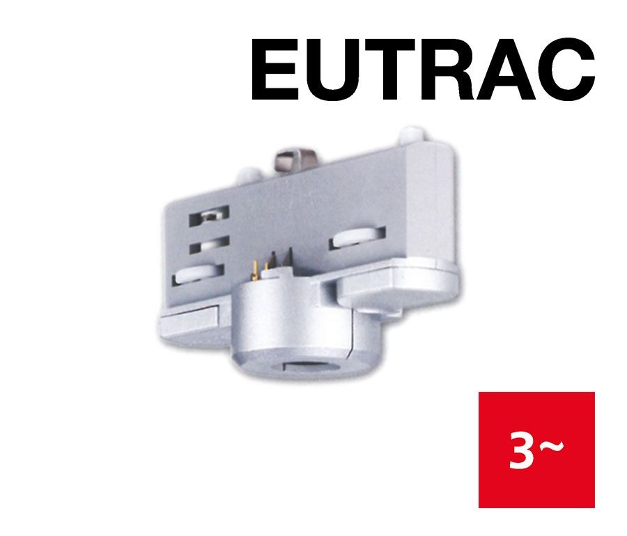 Multi-Adapter für Eutrac 3-Phasen Stromschiene zur Aufbaumontage (mit Datenbus-Option)
