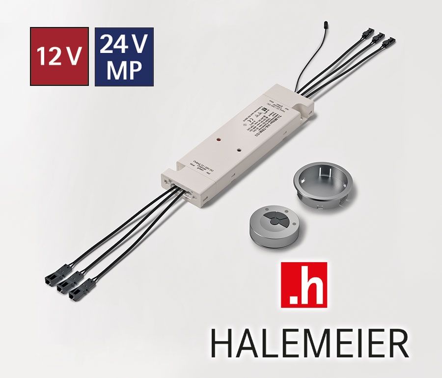 Halemeier Tri-Mitter LED Funkschalter, -dimmer 