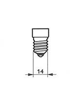 Sockel E14 für Glüh-, Energiespar- und LED-Lampen